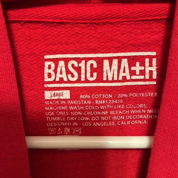 Basic Math Sweatshirt - Picture 2 of 2